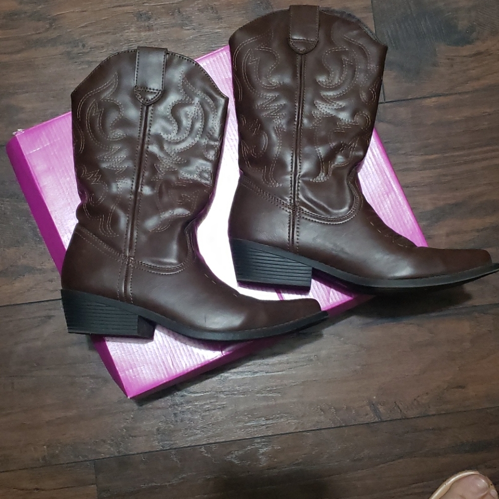 Rampage Cowboy Boots - Picture 1 of 7